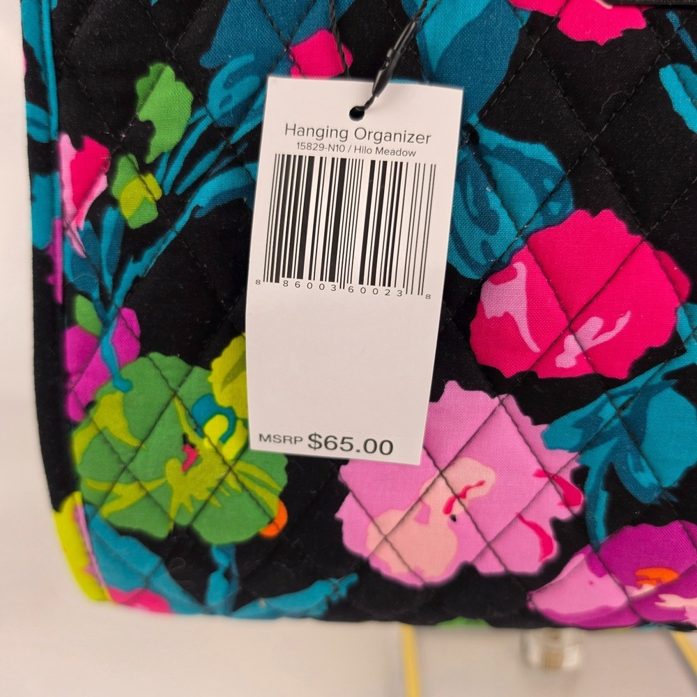 Vera Bradley Hilo Meadow‎ Hanging Organizer Sunglass Sleeve 2pc Set NWT Retired - Picture 3 of 12